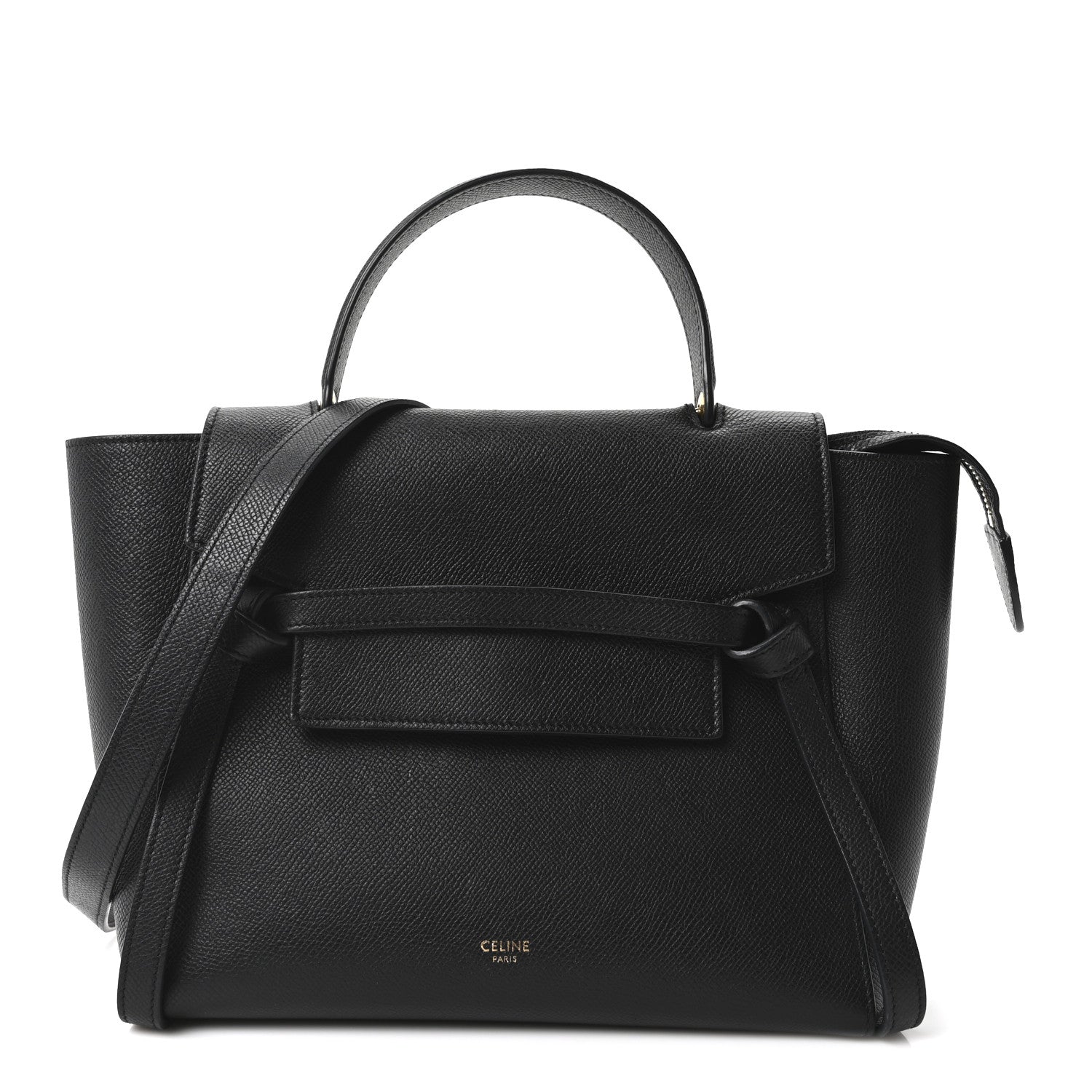 Celine Grained Calfskin Micro Belt Bag Black 1 of 10