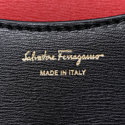 Salvatore Ferragamo Calfskin City Wallet On Chain Black 6 of 7