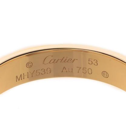 Cartier 18K Yellow Gold 3.5mm LOVE Wedding Band Ring 53 6.25 4 of 5