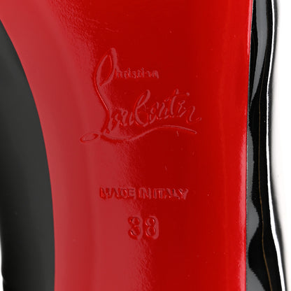 Christian Louboutin Patent New Very Prive 120 Pumps 38 Black 6 of 9