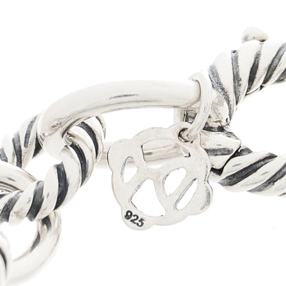 David Yurman Sterling Silver 10mm Medium Oval Link Bracelet 3 of 3