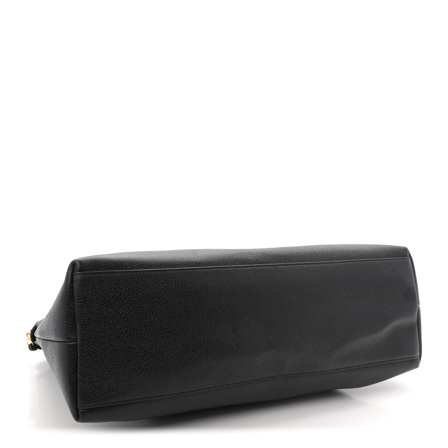 Chanel Caviar Large CC Shoulder Bag Black Black 4 of 10