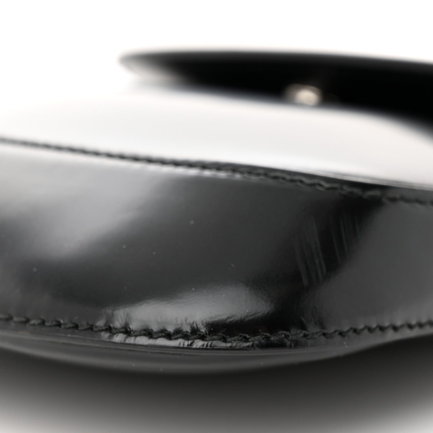 Prada Spazzolato Mini Cleo Flap Adjustable Strap Shoulder Bag Black 9 of 13