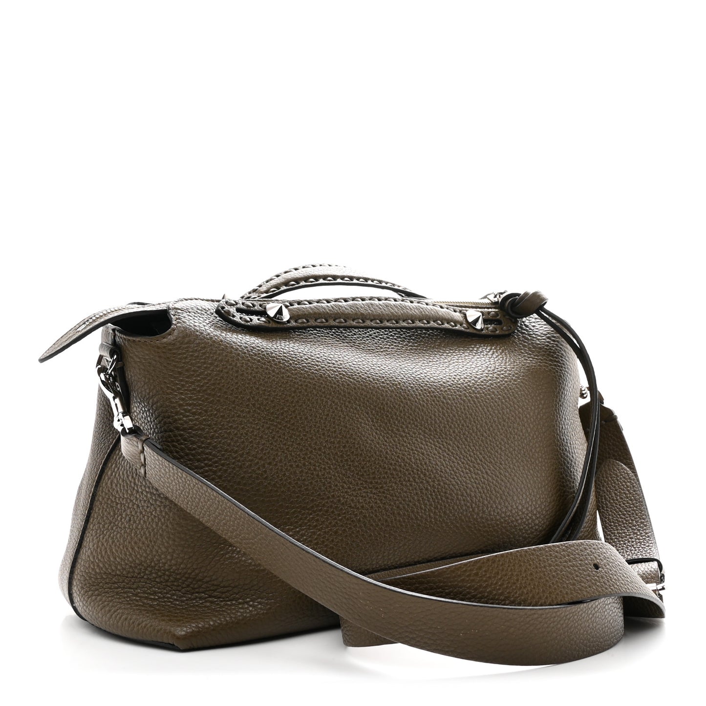 Cuoio Romano Selleria Large By The Way Boston Bag Wood