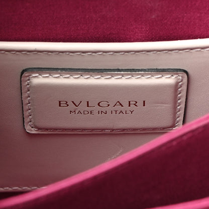 Bulgari Calfskin Serpenti Forever Top Handle White 6 of 8