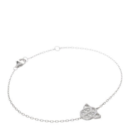 Cartier 18K White Gold Diamond Scarab Bracelet 1 of 3