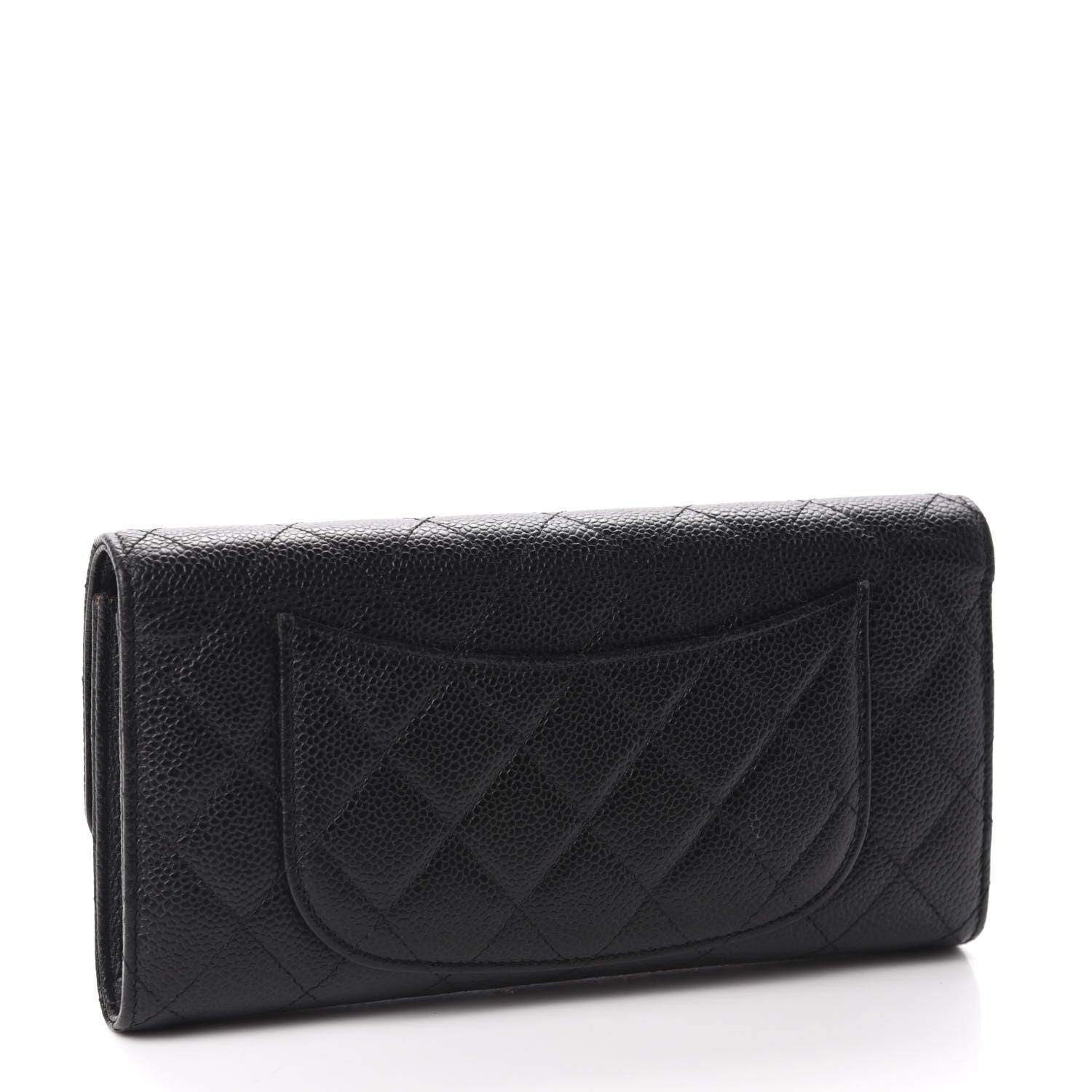 Chanel Caviar Quilted Travel Wallet Black 3 of 8