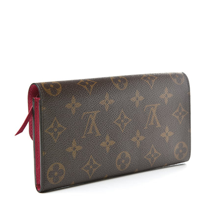 Louis Vuitton Monogram Emilie Wallet Hot Pink 3 of 7