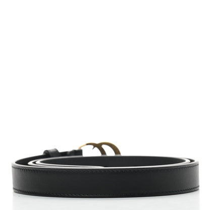 Gucci Calfskin Double G 20mm Belt 85 34 Black 2 of 5