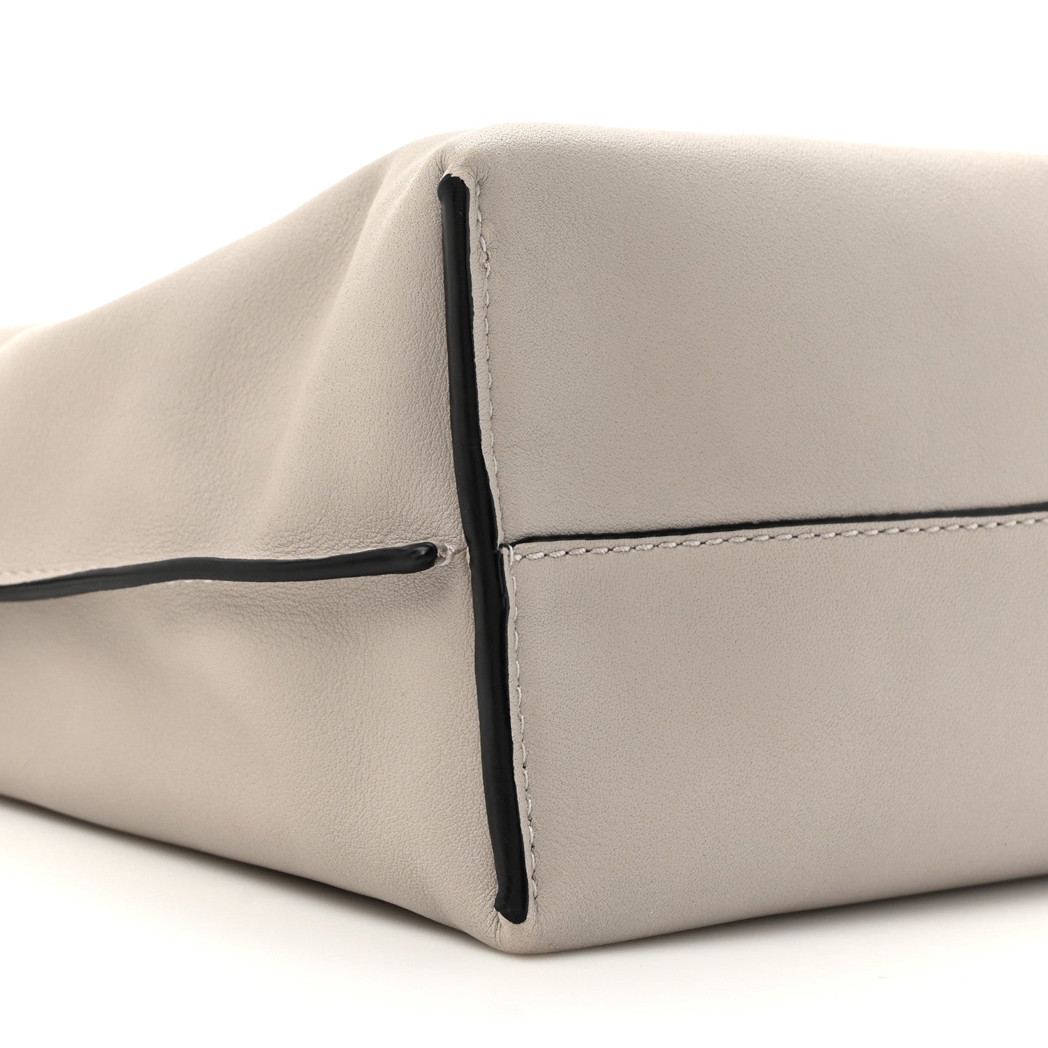 Loewe Mellow Nappa Medium Flamenco Knot Clutch Ghost 10 of 12