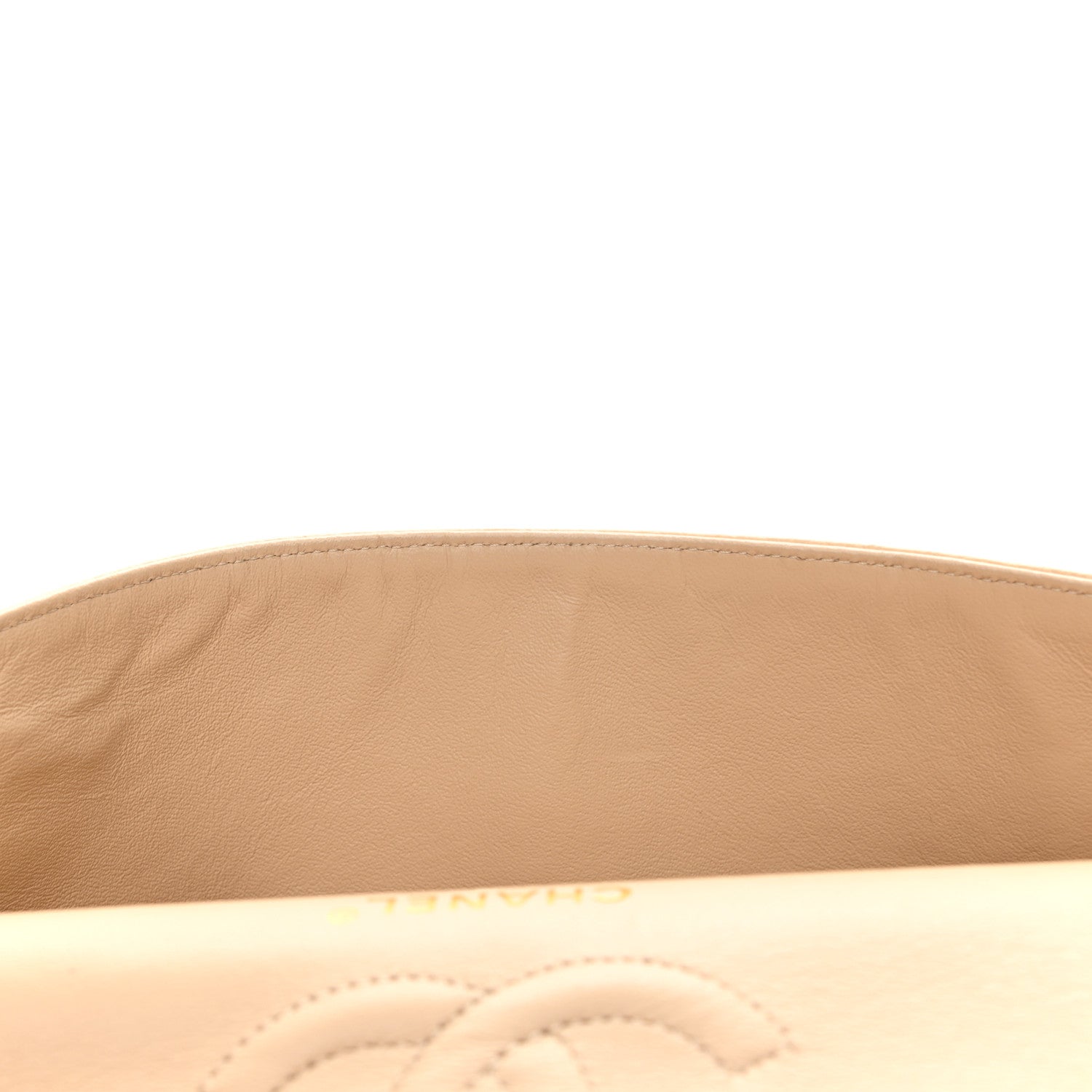 Chanel Caviar Quilted Medium Double Flap Beige Clair 11 of 13