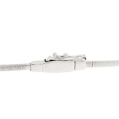 Marco Bicego 18K White Gold Diamond Masai Seven Station Necklace 5 of 5
