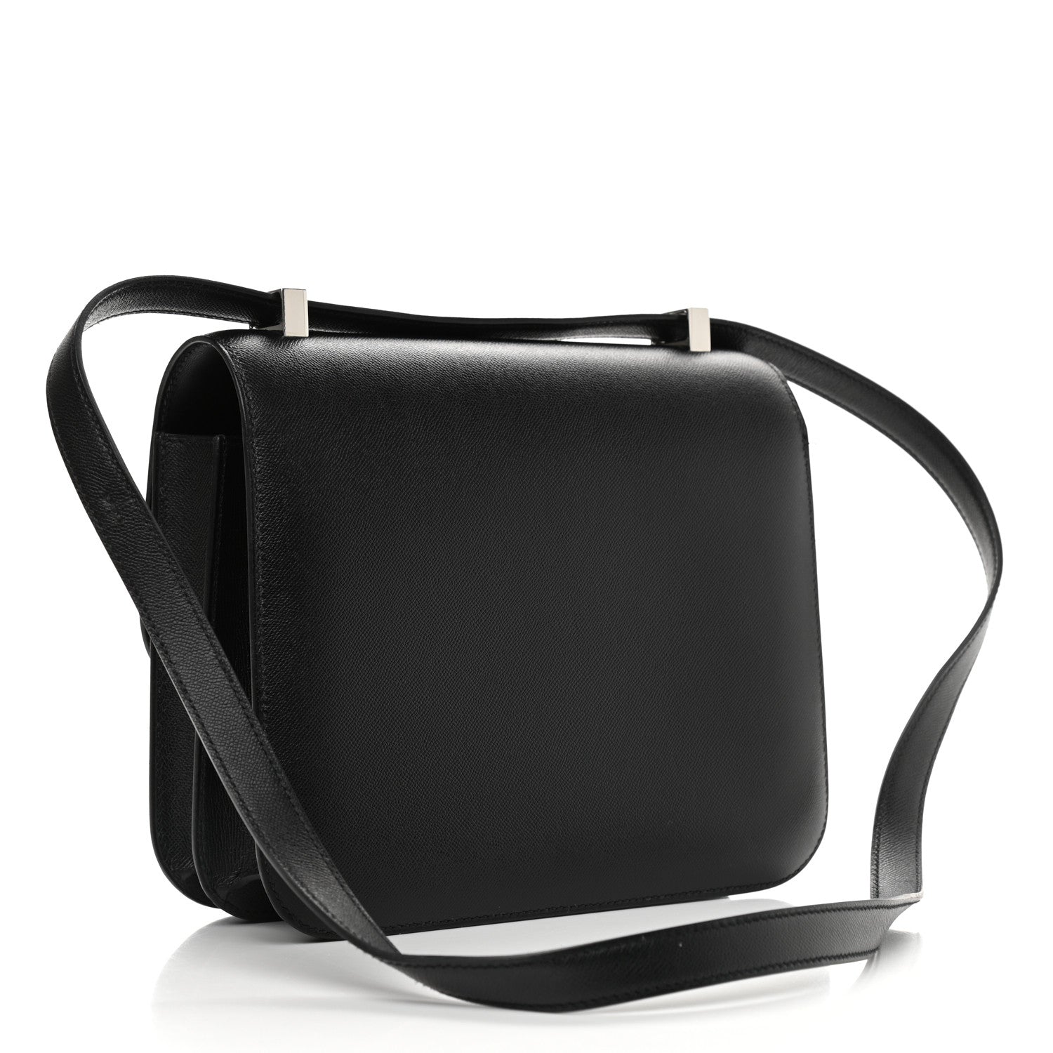 Hermes Grained Monsieur Lizard Constance 24 Black Ombre 3 of 9