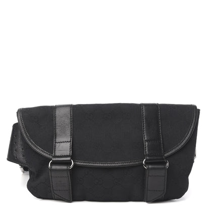 Gucci Monogram Waist Belt Bag Black 1 of 8