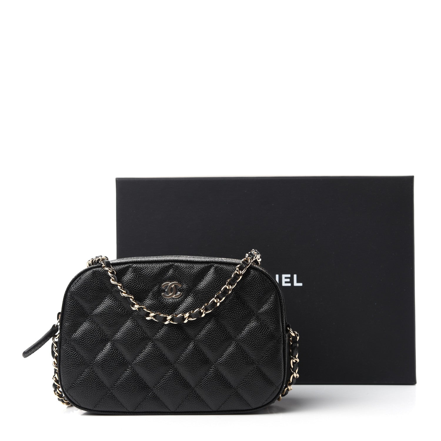 Chanel Caviar Quilted Vanity With Chain Black 11 of 11