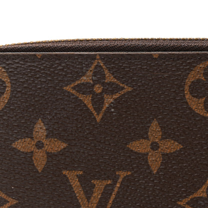 Louis Vuitton Monogram Clemence Wallet Fuchsia 9 of 10