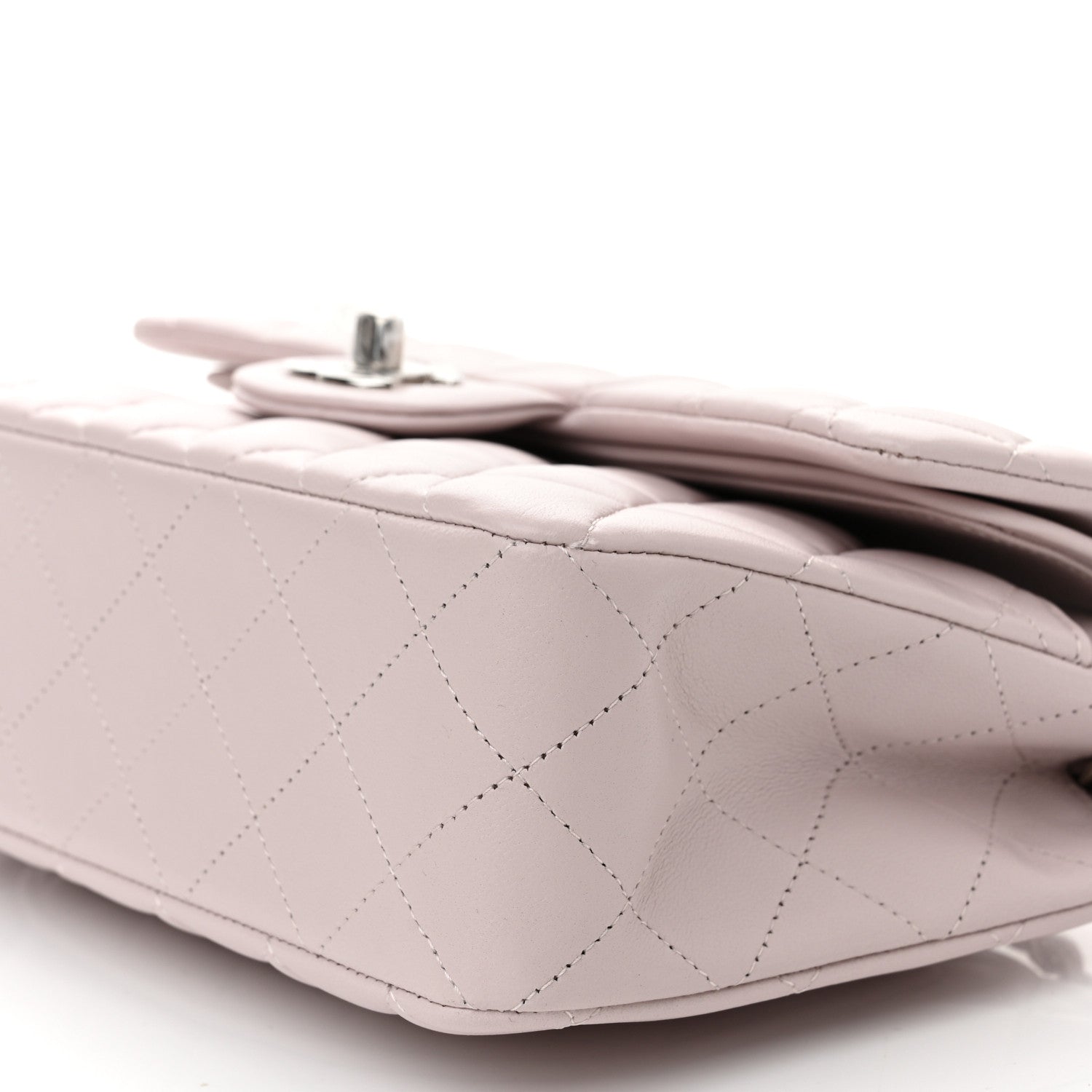 Chanel Lambskin Quilted Small Double Flap Light Purple 10 of 10