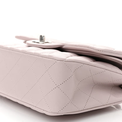 Chanel Lambskin Quilted Small Double Flap Light Purple 10 of 10