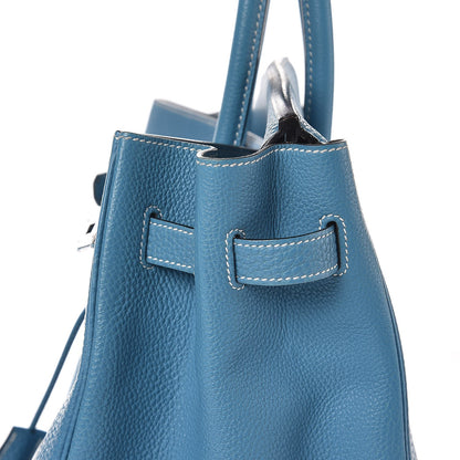 Hermes Togo Birkin 35 Blue Jean 28 of 39