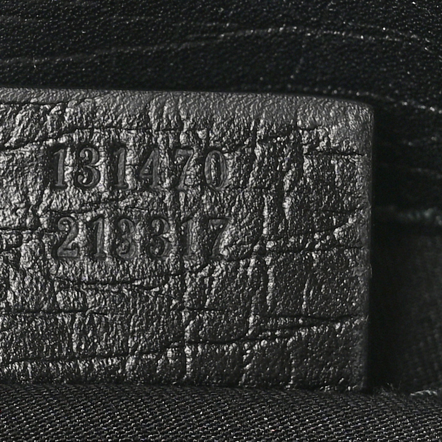 Monogram Web Horsebit Chain Clutch Black