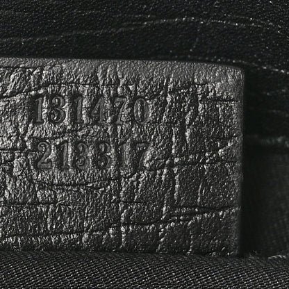 Gucci Monogram Web Horsebit Chain Clutch Black 7 of 10
