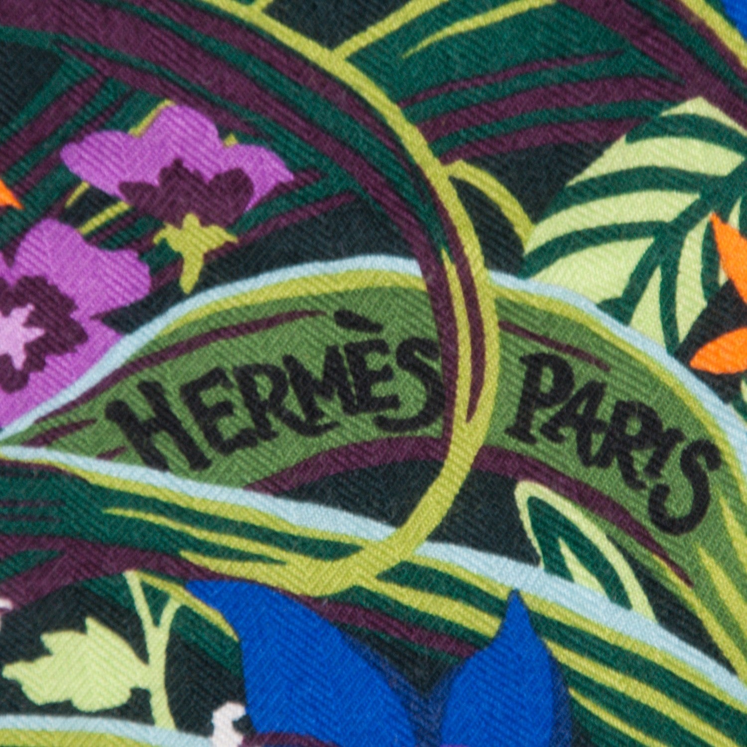 Hermes Cashmere Silk Tyger Tyger Shawl 140 4 of 7