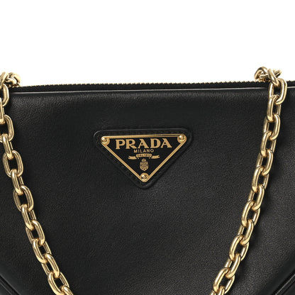 Prada Nappa Triangle Pouch Black 8 of 11