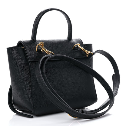 Celine Grained Calfskin Pico Belt Bag Black 3 of 8