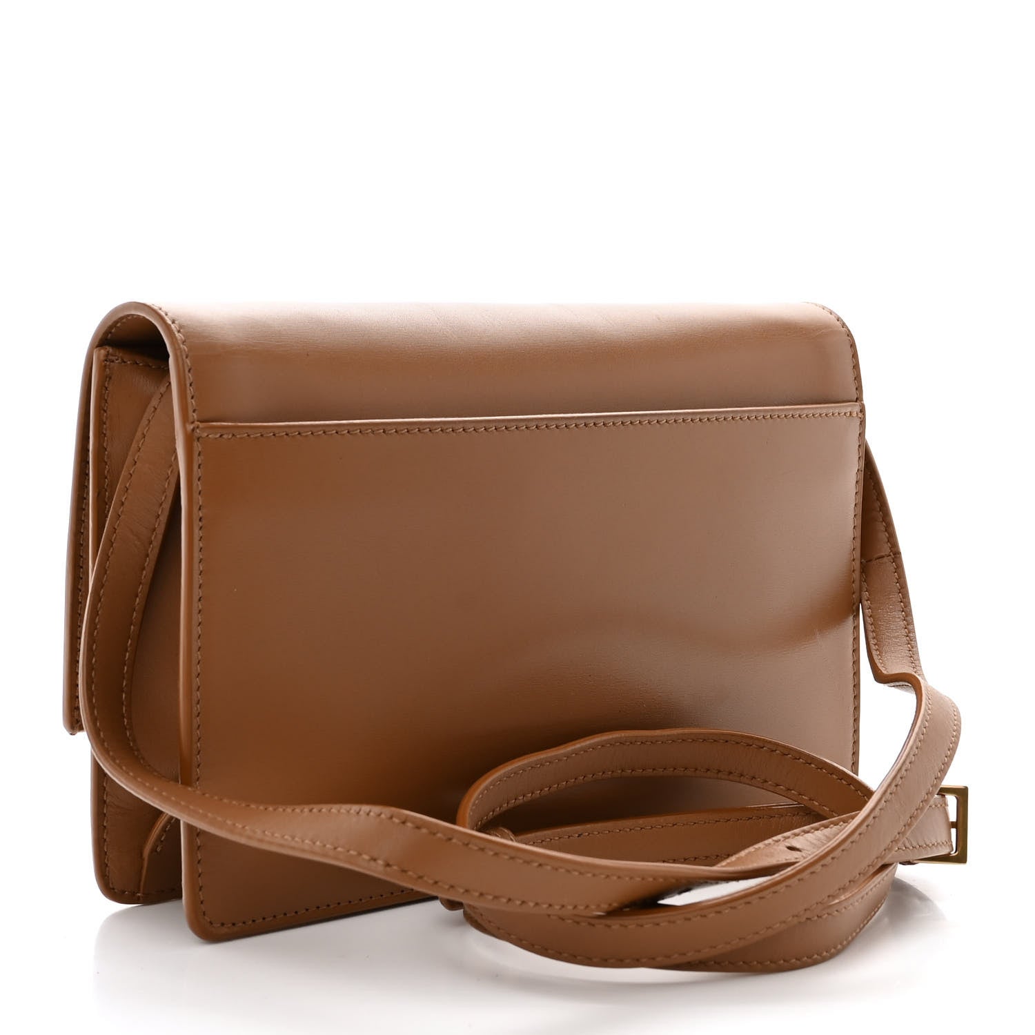 Saint Laurent Smooth Calfskin Carre Satchel Cinnamon 3 of 10