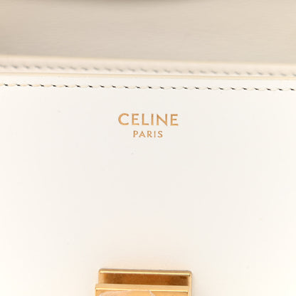 Celine Box Calfskin Teen Classic Box Flap Bag White 6 of 13