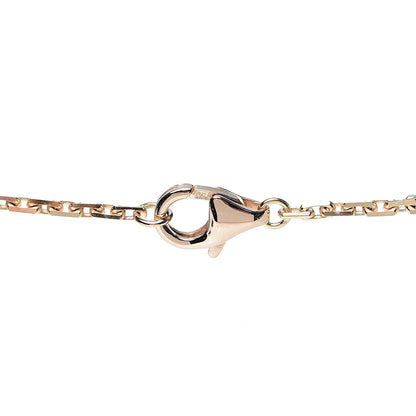 Cartier 18K Pink Gold 3 Diamonds LOVE Pendant Necklace 6 of 8