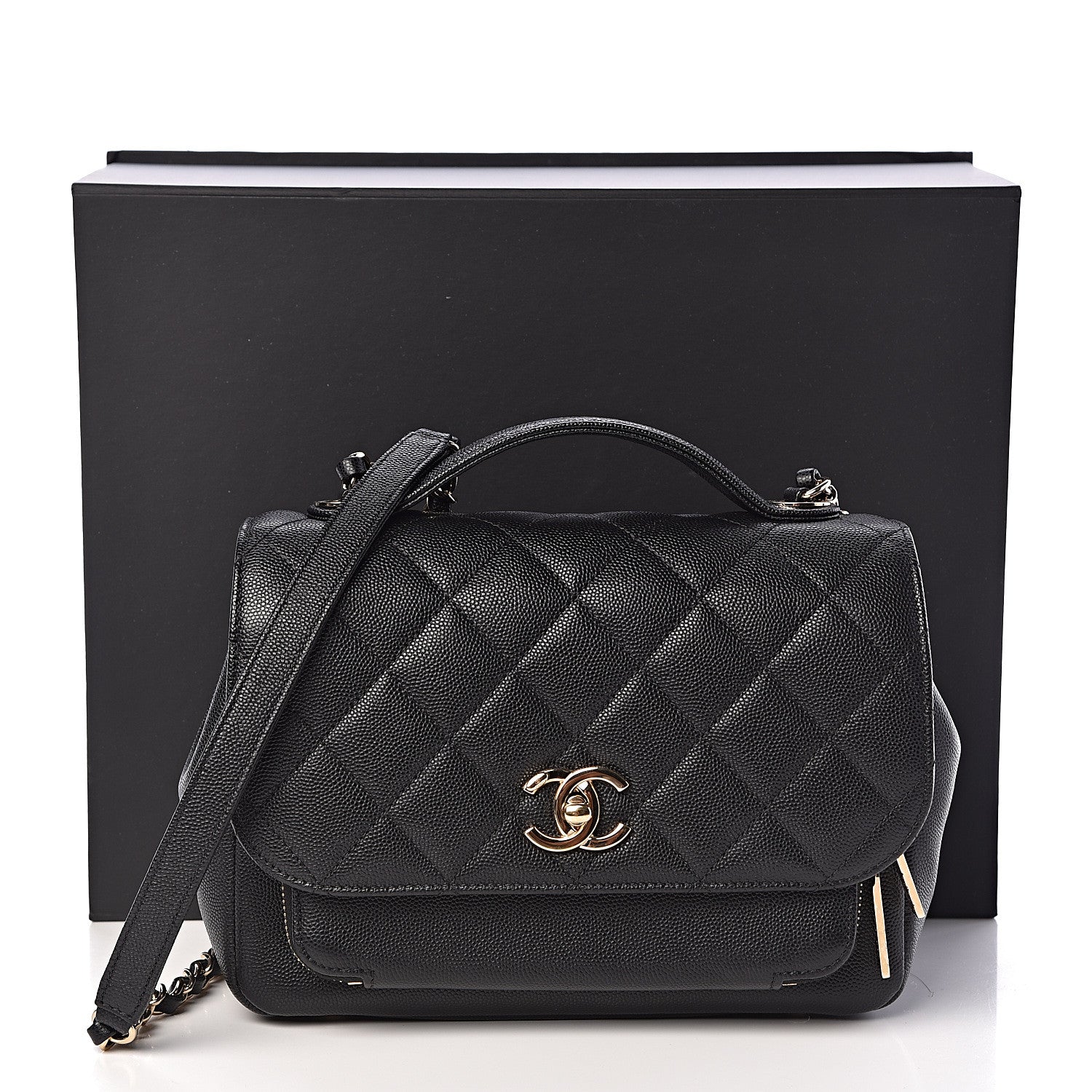 Chanel Caviar Quilted Small Business Affinity Flap Black 11 of 11