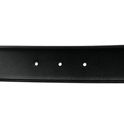Hermes 135 Togo 32mm H Belt 95 38 Black Gold 6 of 10