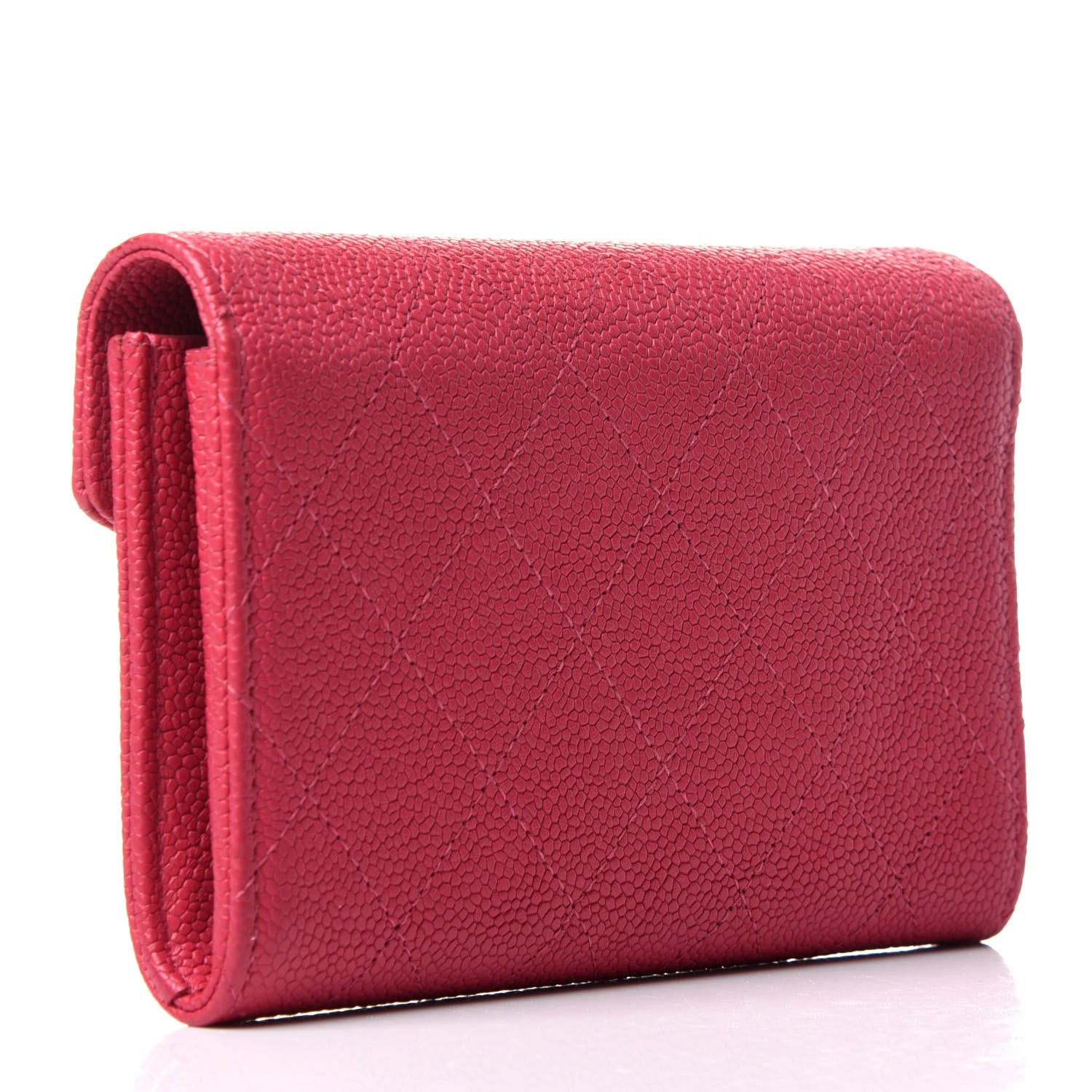 Chanel Caviar Quilted Medium CC Box Flap Wallet Pink 3 of 12