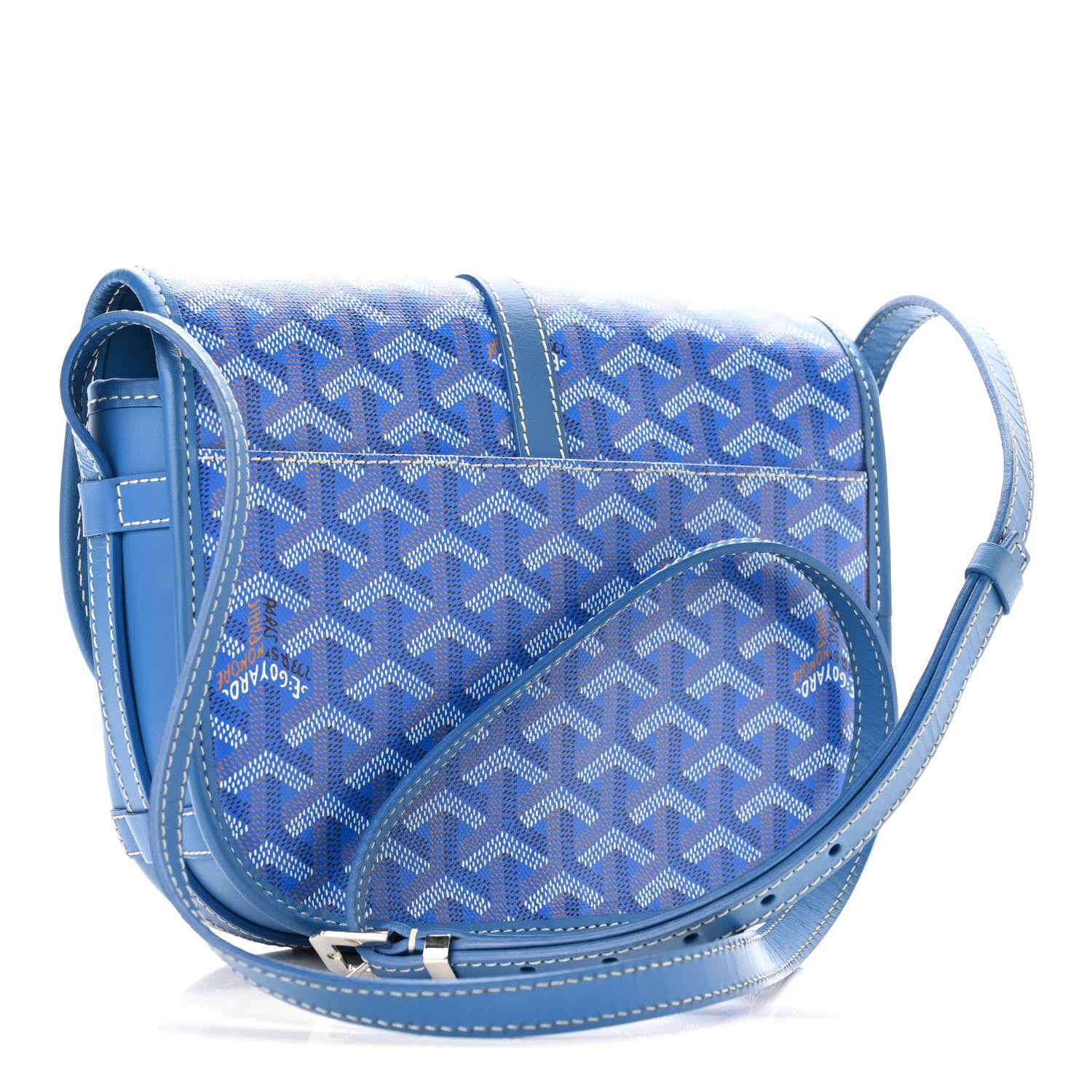 Goyard Goyardine Belvedere II PM Messenger Bag Sky Blue 3 of 9