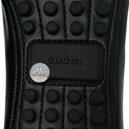 Gucci Calfskin Bayadere Bee Ballerina Flats 39.5 Black 6 of 9