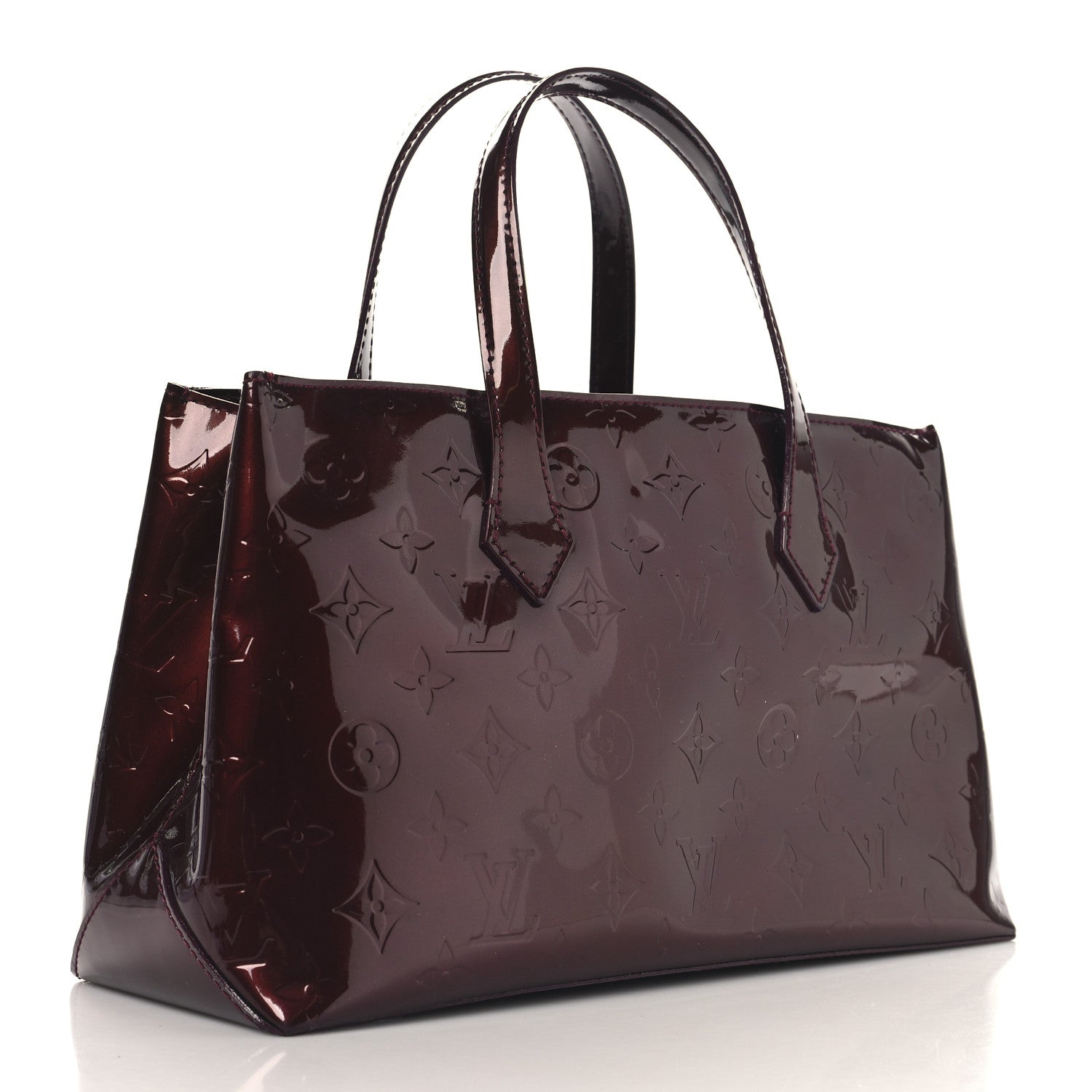Louis Vuitton Vernis Wilshire PM Amarante 3 of 12