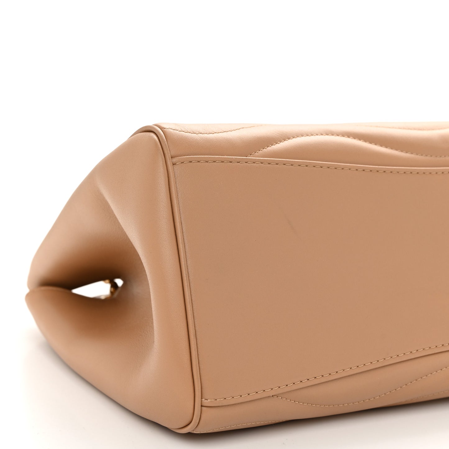 Calfskin New Wave Chain Tote Noisette