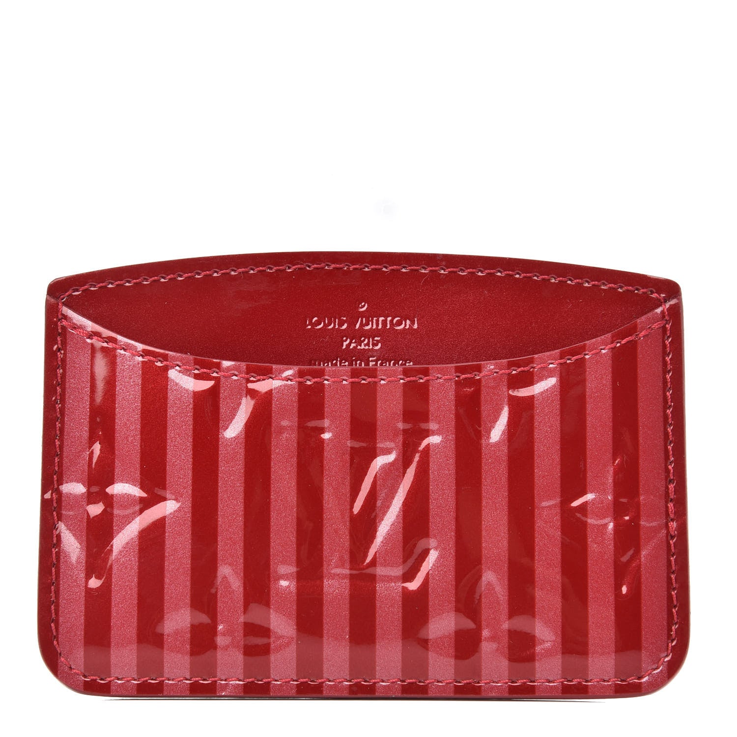 Louis Vuitton Vernis Rayures Mirror Case Pomme D'Amour 1 of 6