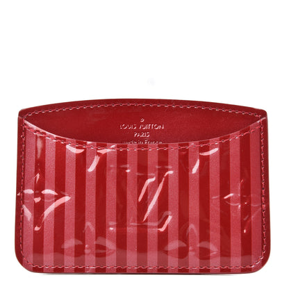Louis Vuitton Vernis Rayures Mirror Case Pomme D'Amour 1 of 6