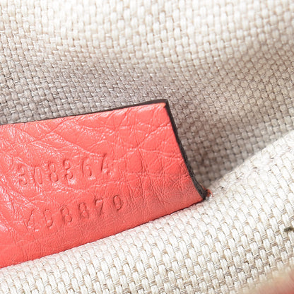 Gucci Pebbled Calfskin Small Soho Disco Bag Begonia Pink 9 of 10