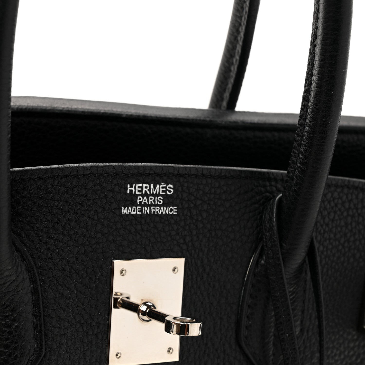 Hermes Taurillon Clemence Birkin 35 Black 6 of 17