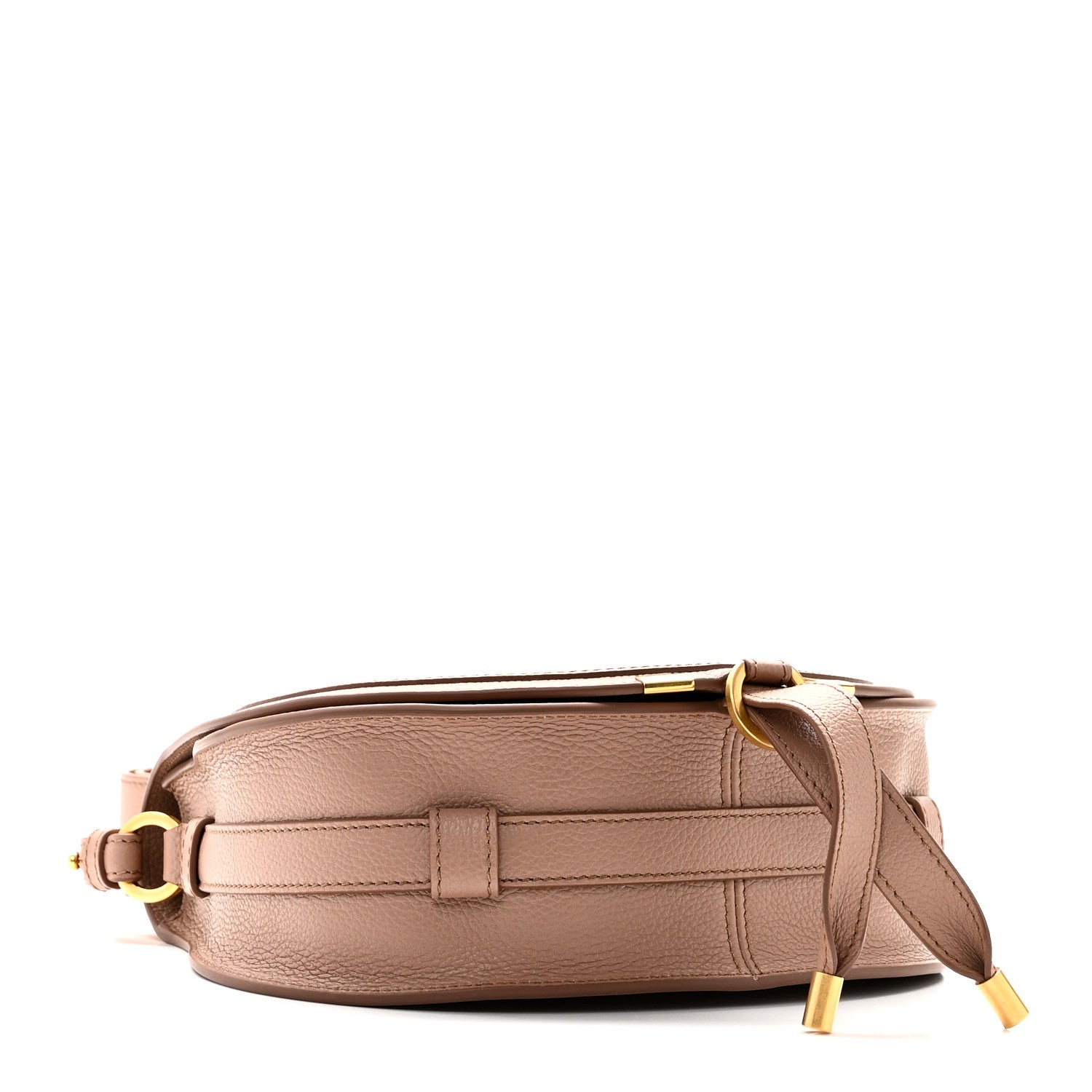 Chloe Grained Calfskin Marcie Saddle Bag Woodrose 4 of 9