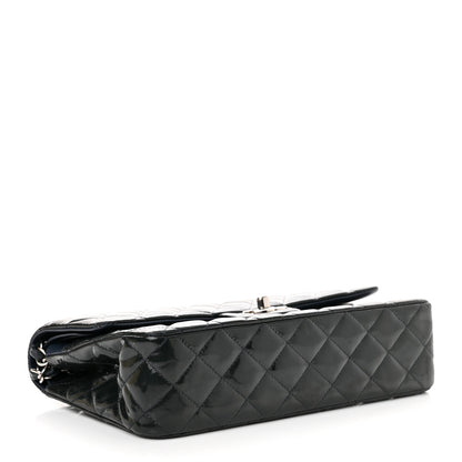 Chanel Patent Quilted Medium Double Flap Navy 4 of 14