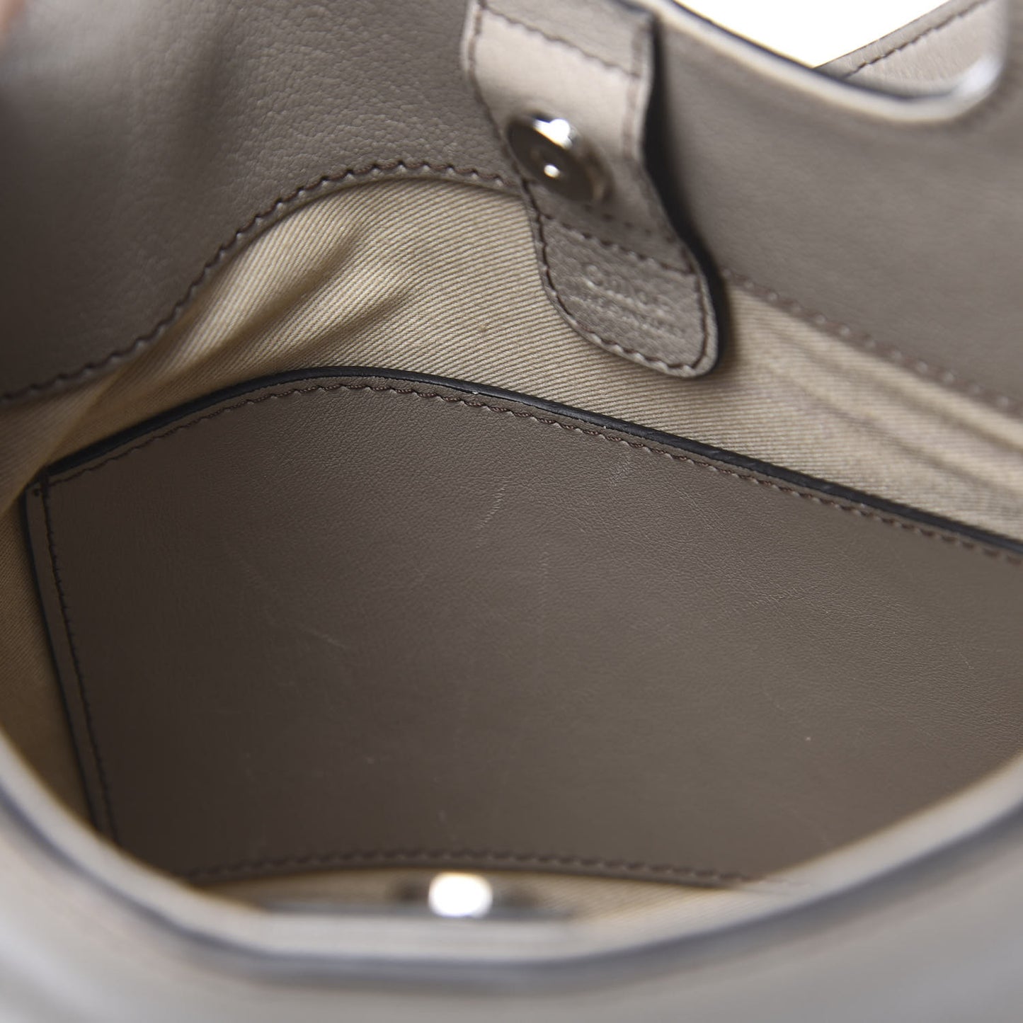 Calfskin Medium Tess Hobo Motty Grey