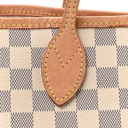 Louis Vuitton Damier Azur Neo Neverfull MM Rose Ballerine 16 of 20