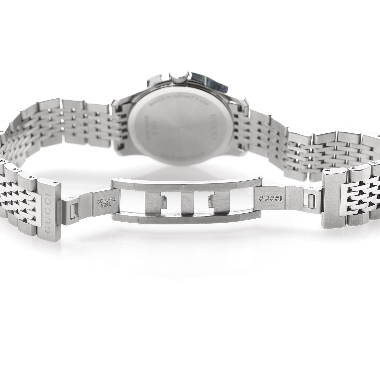 Gucci Stainless Steel Pink Mother of Pearl 27mm G-Timeless Quartz Watch 6 of 7