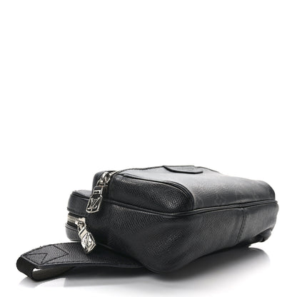 Louis Vuitton Taiga Monogram Eclipse Outdoor Bum Bag Black 4 of 9