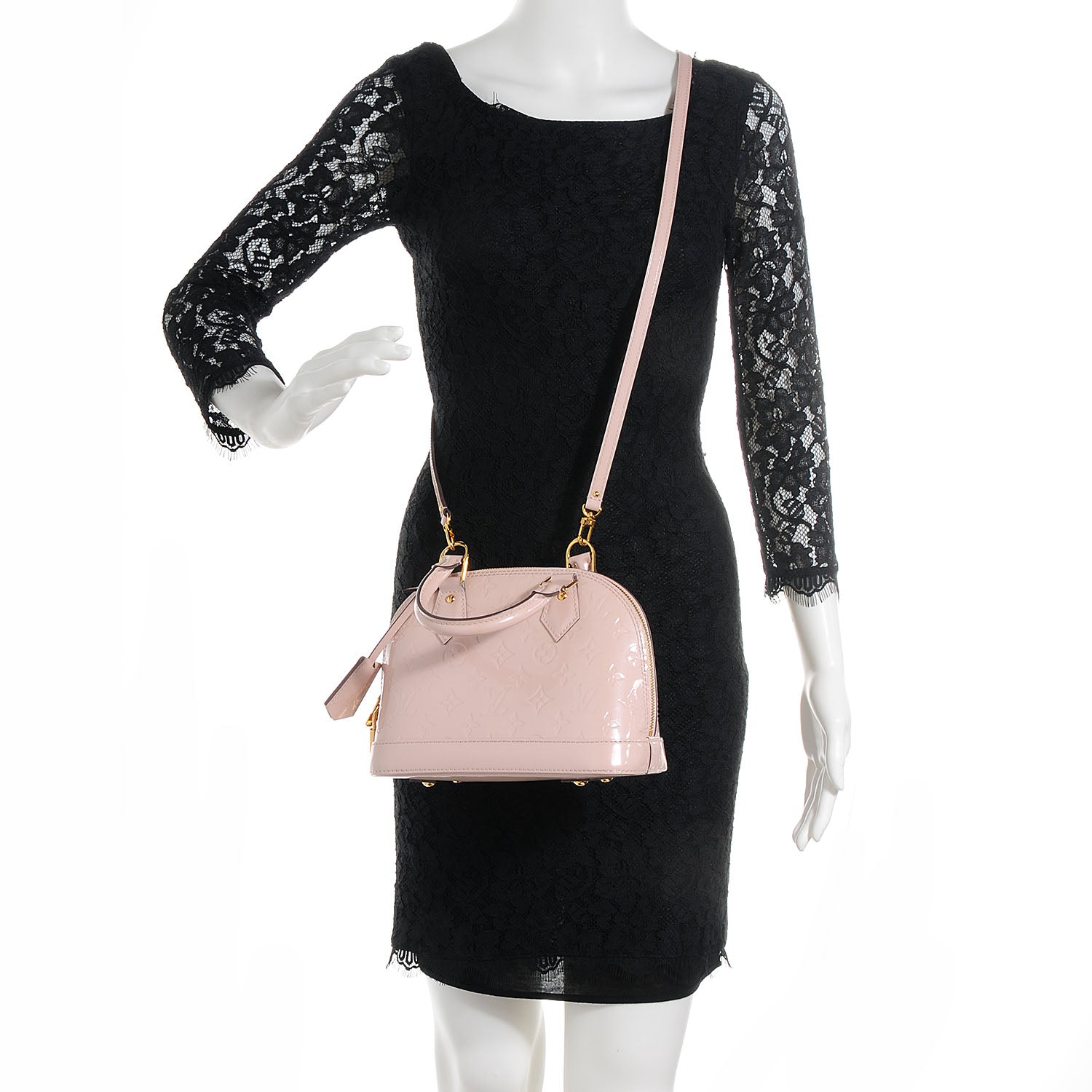 Louis Vuitton Vernis Alma BB Rose Angelique 2 of 7
