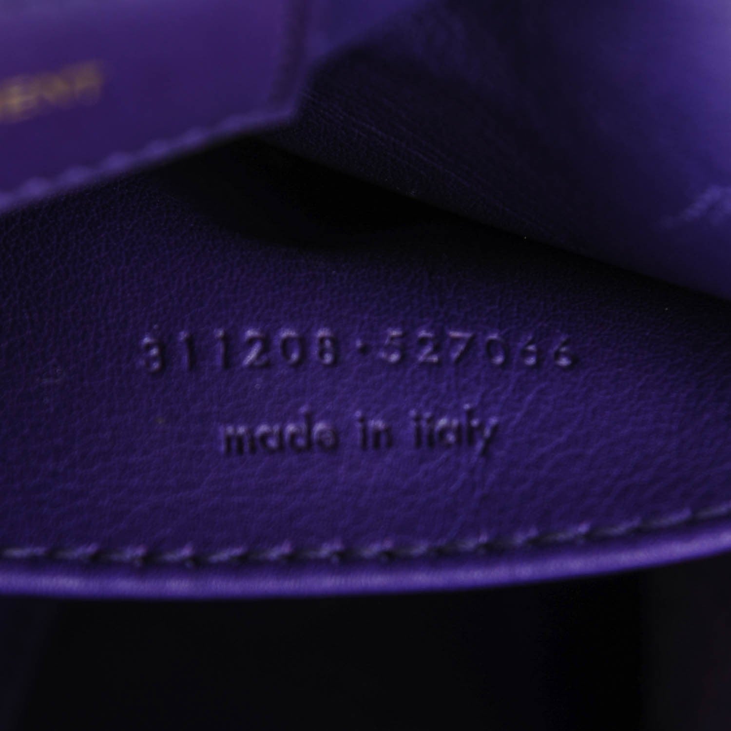 Saint Laurent Calfskin Medium Classic Y Cabas Purple 7 of 13